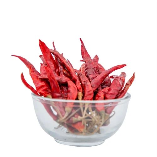Dry Red Chilli With Stem, For Spices, Packaging Type : Bag
