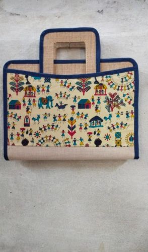 Multicolor Printed Jute File Folders, For Keeping Documents, Size : A/4