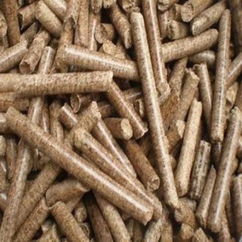 Rectangular Wooden Biomass Wood Pellet, For Burning, Color : Brown