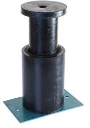 Black Single Piece Pit Elevator Cabin Buffer