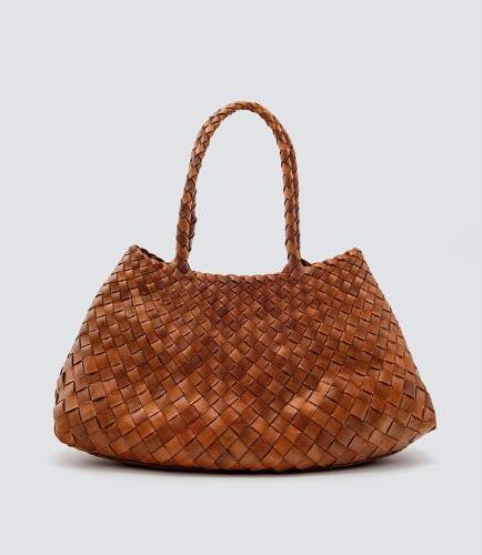 Stysion Leather Pure Handmade Woven Bag