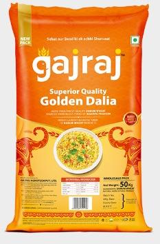 Gajraj Golden Dalia, For Human Consumption, Packaging Type : PP Bag