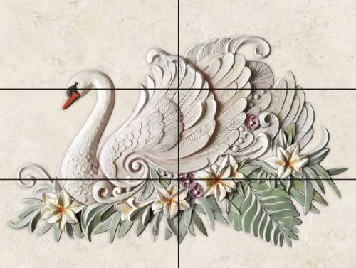 Multicolor Rectangular Matt Poster Series Ceramic Wall Tiles, Size : 600x300mm