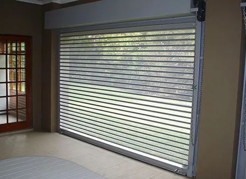 Grey Polished Electric Automatic Rolling Shutter