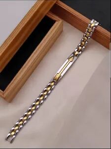 Polished Golden Brass Bracelet, Feature : Fine Finished, Shiny Look