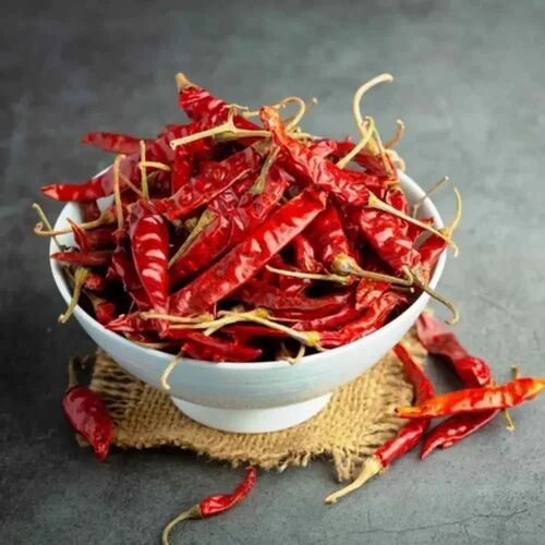 Natural Dry Red Chilli, For Spices, Cooking, Certification : FSSAI Certified