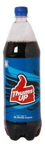 Black 1.25 Ltr Thums Up Soft Drink, Packaging Type : Plastic Bottle