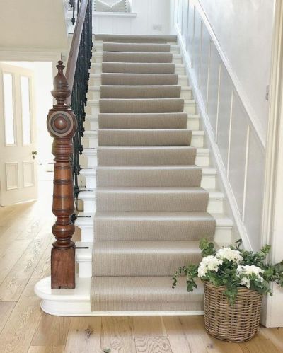Patterned Stair Carpet