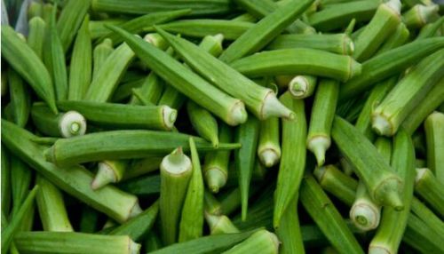 Dark Green Lady Finger, For Human Consumption, Cooking