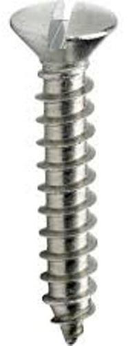 SHIVA Stainless Steel SLOTTED HEAD SCREW, Color : Silver