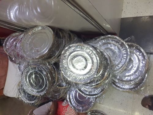 Disposable Paper Plates, Color : Silver Multisizes for Event