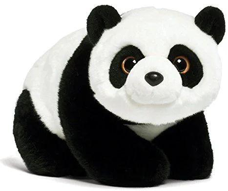 Lying Panda Soft Toy, For Baby Playing, Technics : Machine Made