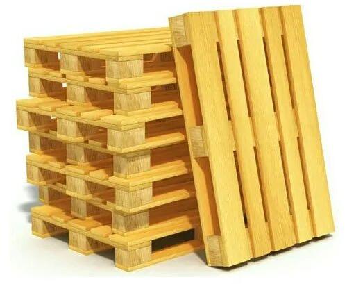 Polished 2 Way Wooden Pallet, Entry Type : 2-Way