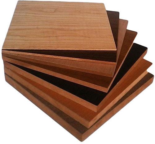Brown Square Matte Laminated MDF Board, For Making Furniture, Size : Multi Sizes