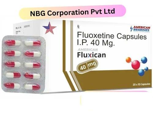 Fluxican Capsules, For Depression Anxiety Disorders, Composition : Fluoxetine IP