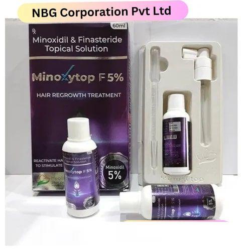 Liquid Minoxytop F5% Topical Solution, For Hair Care, Packaging Size : 60 Ml