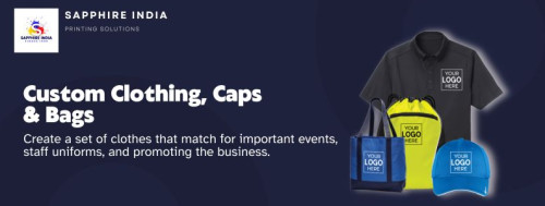 Custom Clothing Cap Bags Printing Services