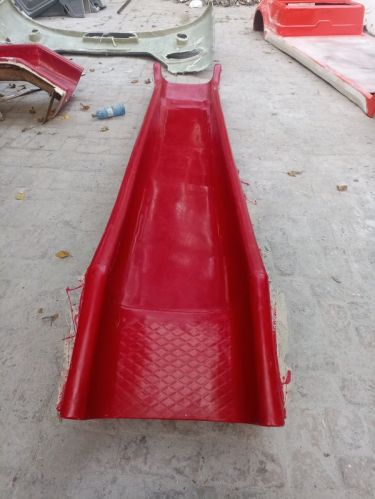 Red Polished FRP(fibre Reenforced Plastic) FRP Water Park Slides