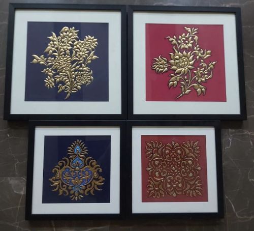 Polished Wood Tanjore Wall Painting, Feature : Elegant Attraction, Fine Finish, Great Design, Long Lasting