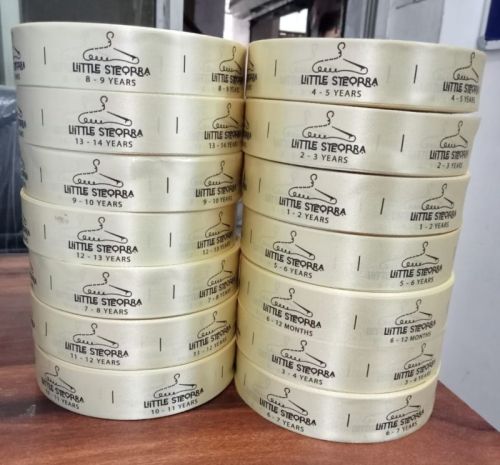 Printed Neck Satin Label, For Bedding, Bedsheet, Curtain, Curtains, Cushions, Dress, Dresses, Garments