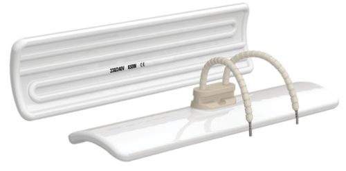 Silver Electric Polished Steel Ceramic Infrared Heaters, For Industrial Use, Packaging Type : Carton Box