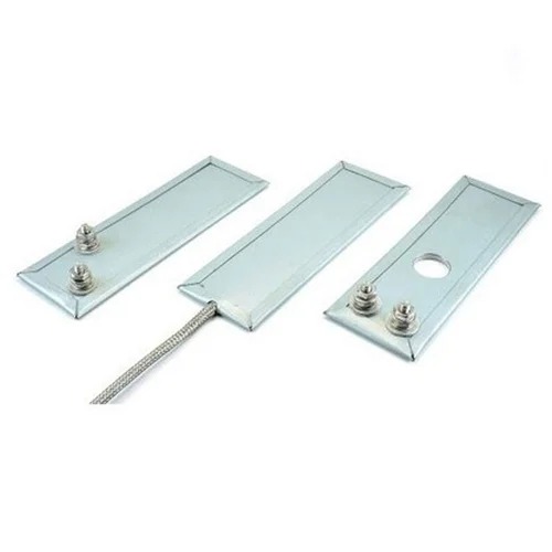 Silver Electric Rectangular Polished Steel Mica Strip Heater, Packaging Type : Carton Box