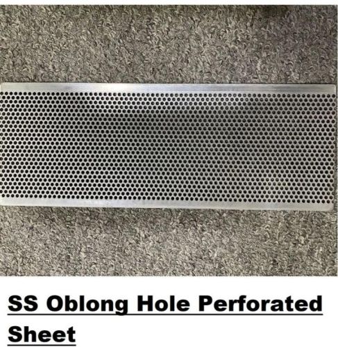 Oval Holes Perforated Sheet