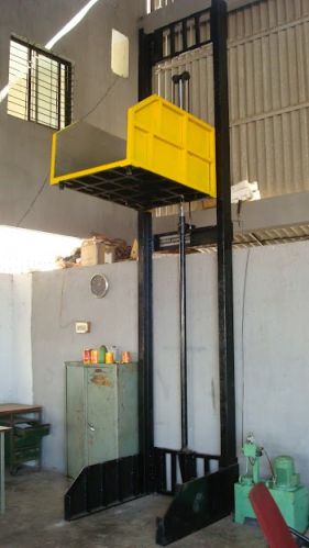 Mild Steel Automatic Hydraulic Drum Lifter Cum Tilter, Color : Yellow