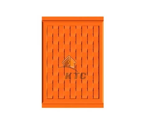 12x8 Inch Mat Clay Ceiling Tiles, Color : Brown