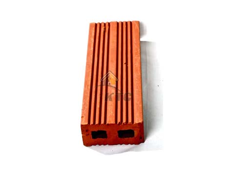 Red Two Hole Terracotta Cladding Brick, Size : 12x4x2 Inches