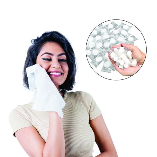 Plain Compressed Tissue Multisizes, Packaging Type : PP Bag