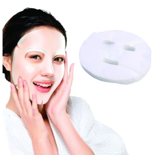 White Disposable Facial Mask Sheet, For Parlour, Home, Purity : 99.9%