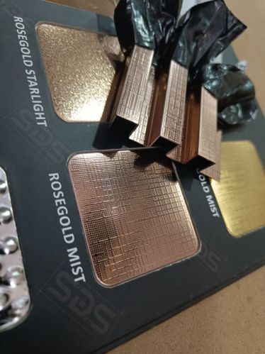 Decorative Stainless Steel Louvers Fluted Panel Gold, Rosegold, Black, and Many More