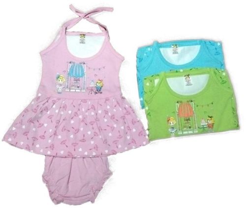 Little Mack Printed Cotton Baby Frocks, Packaging Type : Box