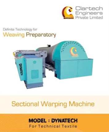 Green Clartech Mild Steel Dynatech Sectional Warping Machine