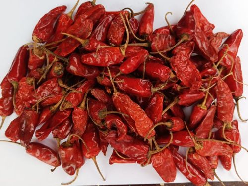 Raw Natural Bullet Dry Red Chilli, For Cooking, Grade Standard : Food Grade