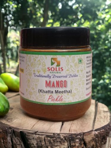 Solis Natural Mango Khatta Meetha Pickle, Packaging Size : 200 Gm