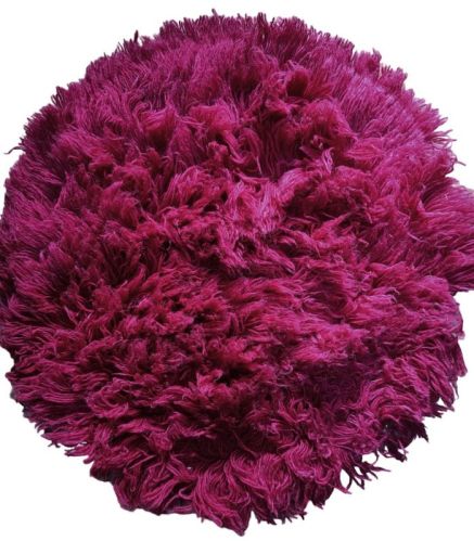 Purple Rectangular Shaggy