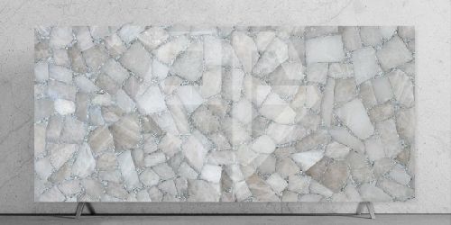 White Quartz With Silver Sparkle