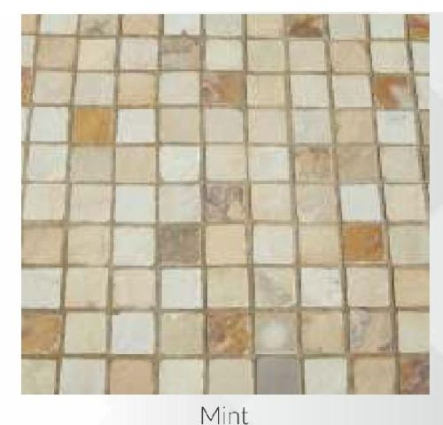 Multicolor Plain Polished Mint Stone Cobbles, For Floor, Feature : Attractive Look, Durable