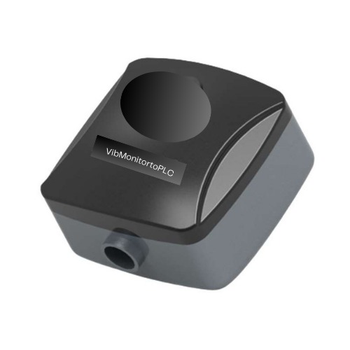 Black Vibmonitortoplc Triaxial Vibration and Temperature Sensor