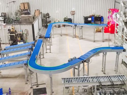 Modular Conveyor System, Belt Length : Customized