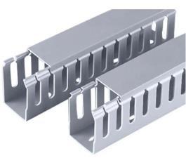 Grey Rectangular PVC Ducts, For Exhaustion, Drainage, Length : 50-100cm