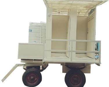 FRP Four Seater Mobile Toilet Van, For Commercial Use, Feature : FIne Finishing, Superior Quality