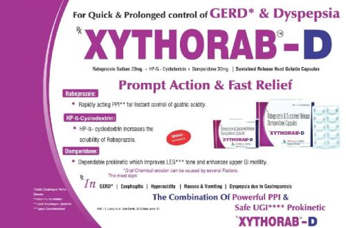Xythorab-D Capsules, Medicine Type : P.P.I.