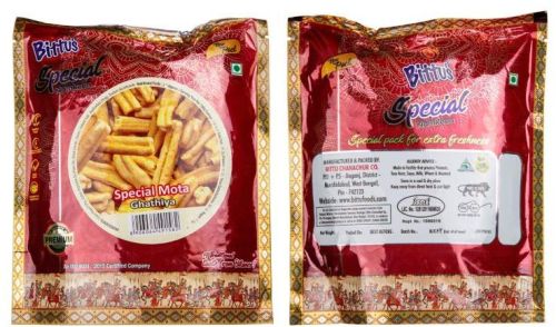 Bittu's Yellow Mota Gathiya Namkeen, For Snacks, Grade Standard : Food Grade