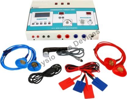 Combination Electro–vacuum-ultrasound Therapy Machine(ift+tens+MS+ultrasonic Therapy 1mhz+vaccum))