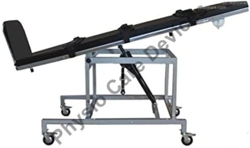 Rectangular Plain Mannual Polished Metal Tilt Table Manual, For Clinical, Hospital