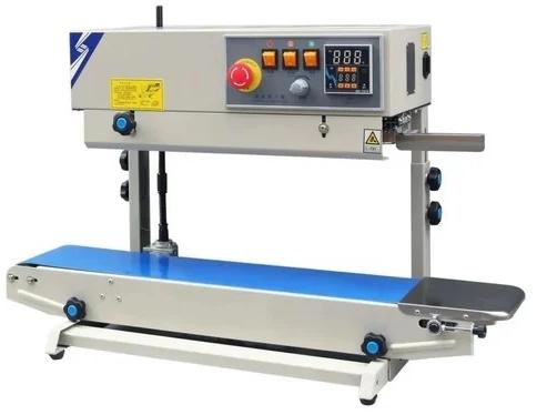 Continuous Pouch Sealing Machine With Manual Stand