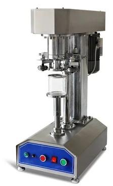 Stainless Steel Body Semi Automatic Can Seaming Machine